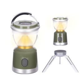 BougeRV Campinglicht aufladbar, Campinglampe mit abnehmbarem Ständer, Umgebungslicht, 2700K & 400LM, IPX5 wasserdicht, Camping Laterne für Camping, Reise, Notfall