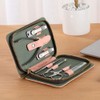 Manicure Pedicure Set, 7-piece Professional Nail Care Nail Clippers Case