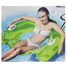 Intex 2 - INTEX LOUNGE SIT 'n FLOAT with 2 Cup Holders Inflatable Adult Water Chair