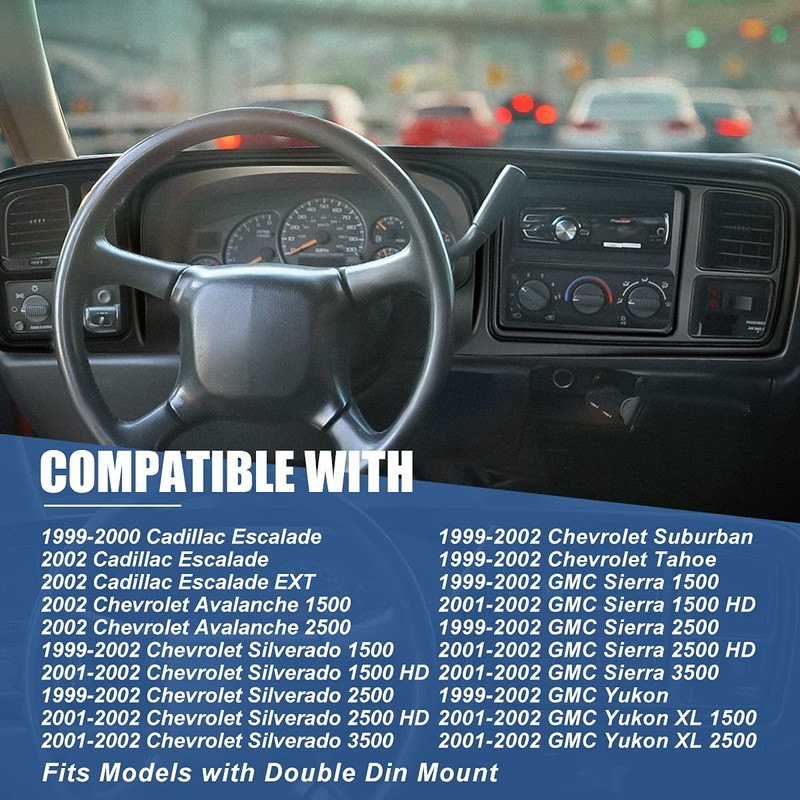 Auto Dynasty Gauge Cluster Instrument Panel Bezel Trim Compatible with