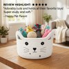 Cat-Shaped Cotton Rope Storage Basket for Pet Toy Organization –
