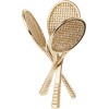 Bard's Metal Gold Toned Tennis Ball Holder - Stand -