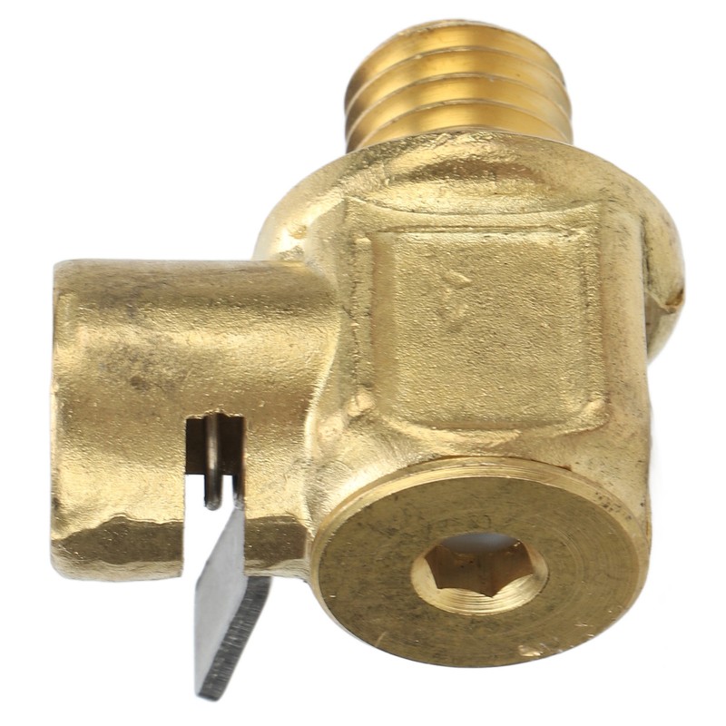 Engine Oil Drain Valve M12‑1.75 Connector Quick Brass Stainless Steel