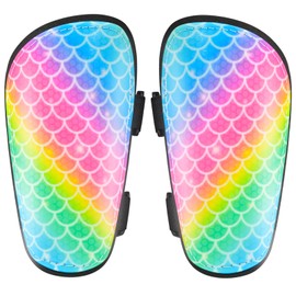 Shin Guards Soccer Kids Girls Youth, Shin Pads Shin Guard Protection Gear for 2-7 Years Old Girls for Football Games, EVA Cushion Protection Reduce Shocks and Injurie