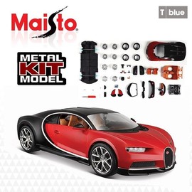 Maisto 1:24 Bugatti Chiron Assembly Kit DIY Diecast Model Car Toy / 마이스토 1:24 부가티시론 조립키트 DIY 다이캐스트 모형자동차장난감