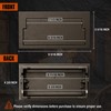 Glosaie Fireplace Ash Dump Door, Fireplace Cover for Ash Cleanup,