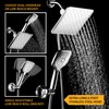 HotelSpa High Pressure 10.5 inch Square Rain – Handheld 3-way