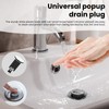 40mm Pop Up Sink Plug Replacement, Adjustable Height Rust-Proof and