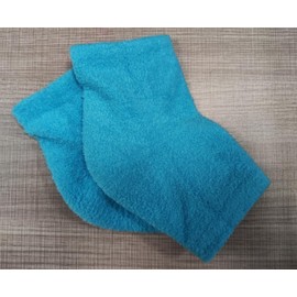Welnove Moisturizing Heel Socks for Cracked Feet, 2 Pairs Foot Care Moisture Toeless Socks Heel Protectors