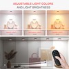 Rechargeable Puck Lights with Remote Control,LED Under Cabinet Light with