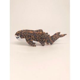 Sea Creature Shape Hair Claw Clip，Funny For Shark Shape Acetate Hair Clip，Cute Hair accessories ，Big Claw Barrettes For Women. (Shark-Leopard Print)