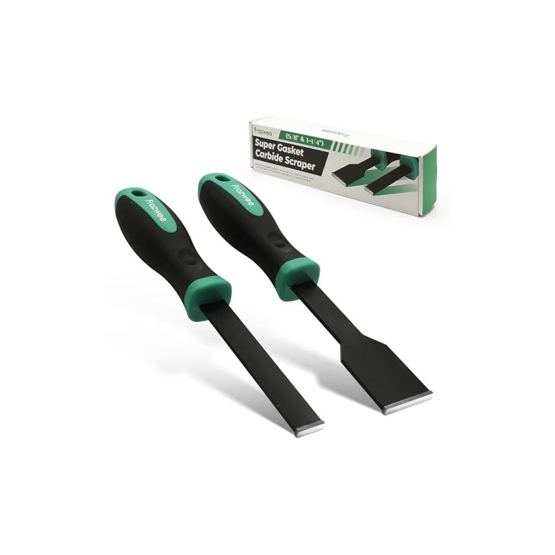 2PCS Carbide Scraper Set(1-1/4 inch & 5/8 inch),Super Gasket Scraper