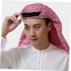 Beavorty Saudi Men's Hairband Headbands for Men Turbante Arabe Para