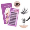 NAGARAKU Partial False Eyelashes, No Glue Required, Lightweight, One-touch False