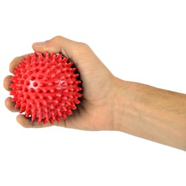 Ball Riccio Massage Body Hand Foot Yoga Fitness Massage Ball Msd Mambo Max - Red, 9 cm