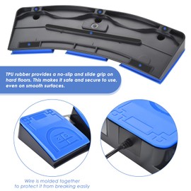 iKKEGOL 2023 Upgraded USB Foot Pedal Switch PC Triple Footswitch - Hands-Free Control Customized Programmable Keyboard Mouse Hotkey for Gaming Transcription HID