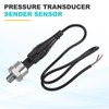 sourcing map Pressure Transducer Sender Sensor with Connector, 1/8" NPT