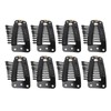 100pcs Hair Extension Clips Multipurpose 38mm 10 Teeth Wig Clips