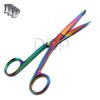 DDP MULTI TITANIUM COLOR RAINBOW KNOWLES BANDAGE SCISSORS 5 1/2"