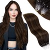 Vivien Remy Extensions, Micro Ring, Real Hair, Brown, Micro Rings