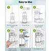 Pawfly 2 Pcs Bird Water Dispenser, Automatic Water Feeder, Plastic