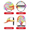 PET SHOW Dog Baseball Cap Tie Dye Dog Visors for