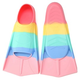 Azuunye Kids Swim Fins,Kids Flippers Youth Swimming Fins for Lap Swimming Training for Children Girls Boys Medium
