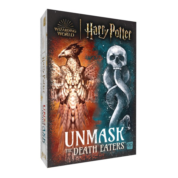 USAopoly Harry Potter: Unmask The Death Eaters Board Game | Captivating Social Deduction Game in the Magic Universe of Harry Potter | Hidden Roles & Bluff Game | Ages 11 & Above, 4-8 Players