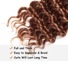 Boho Hair For Braiding Deep Wave Bulk Hiar Wet And