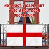 Large England Flag 5X3FT With Sleeve Wearable St George For