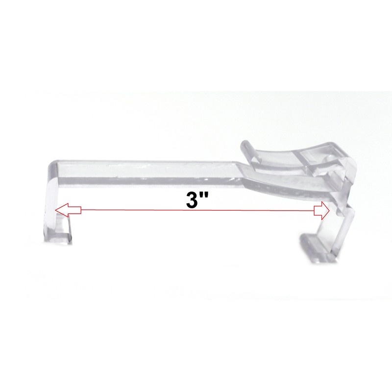 JSP Brand Pick a Pack of 3 Inch Valance Clips