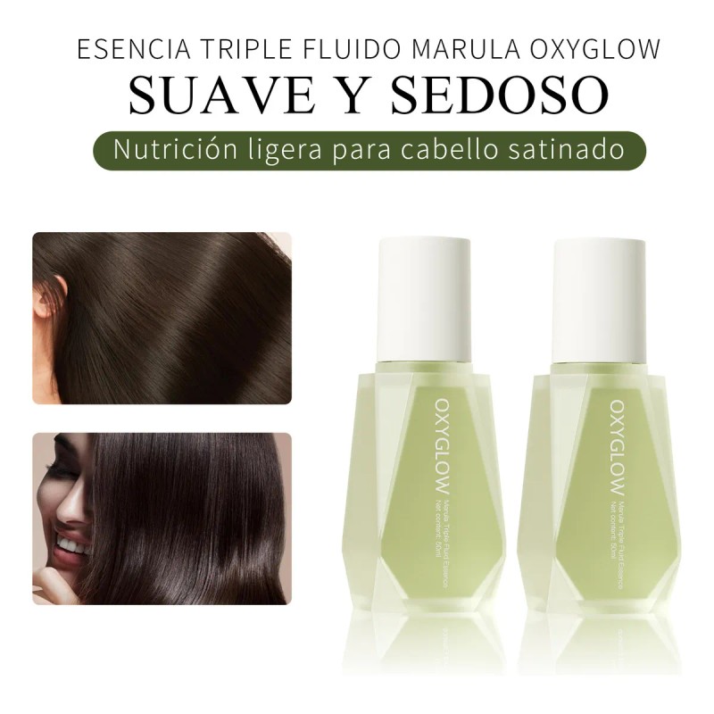 Esencia Fluida Triple Marula OXYGLOW 50ml Reparación Interna y Externa
