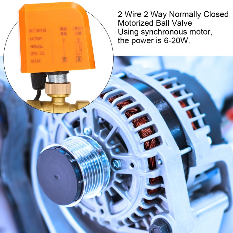 Motorized Ball Valve 2 Wire 2 Way Normally Open DN25