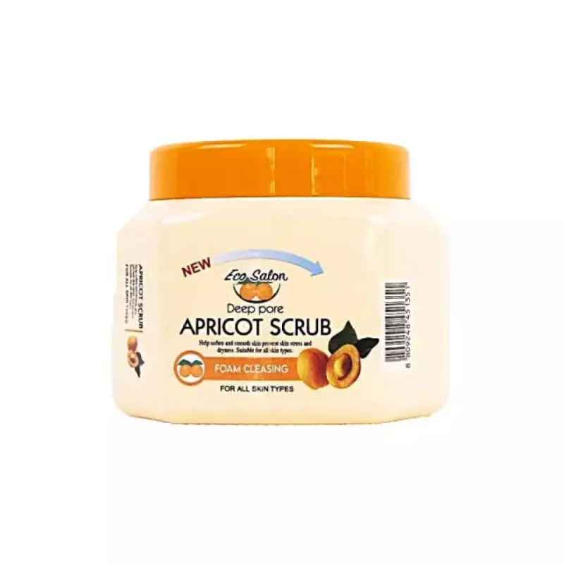 에코살롱 살구 에코살롱 클렌징 폼 스크럽 500g OWB6B222 Apricot Eco