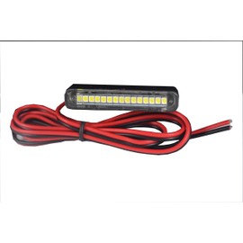 JinXiu 1 x Universal LED License Plate Light Motorcycle with 15 White 3528 LEDs