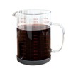 Ncnnwovf 1500ml/6 Cup Glass Measuring Cup,Measuring Cup with Silicone Boot,