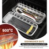 LELE LIFE 4Pcs Silverware Organizer Utensil Organizer, 304 Stainless Steel