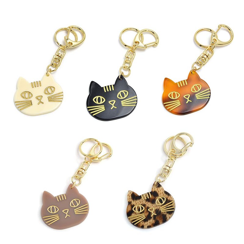 Paris Kids Key Chain Bag Charm Cat Key Ring Cat