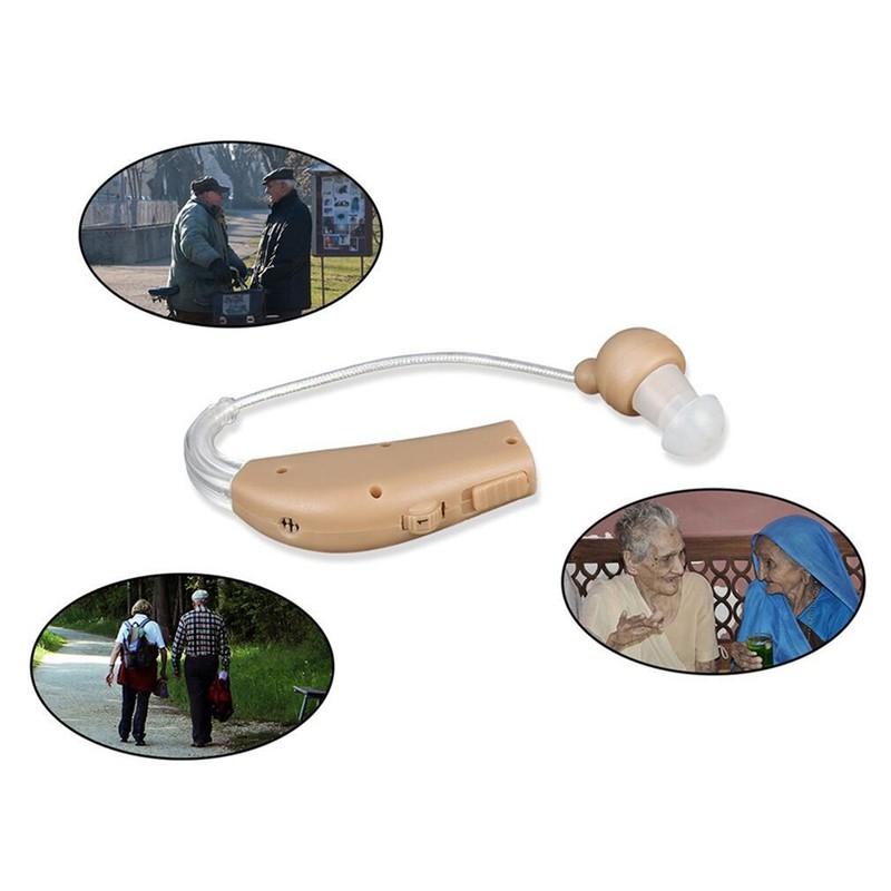 Sound Amplifier Mini Rechargeable Ear Back Type Hearing Sound Amplifier