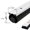 BOWSEN Heavy-Duty U+O Ring Universal Garage Door Bottom Seals Weatherstrip