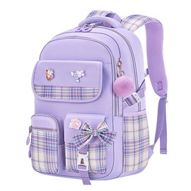 kistou Girls Backpack Kids Backpack for Girls School Kawaii Bookbag Book Bag for Elementary Primary School