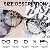 ZESAKER Reading Glasses for Women Men, Retro Round Frame Blue