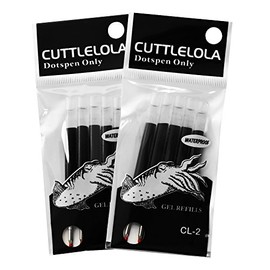Cuttlelola Dots Pen Refill Black, Acrylic, 11 x 5 x 1 cm