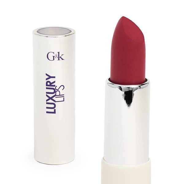 Labial en barra, Luxury lips, G&K, GKLX03, Textura cremosa mate
