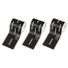 Tabanzhe 3 Rolls Black Car Road Tape - Removable DIY
