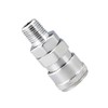 Set of 4 Air Couplers Heavy Duty Nickel Plated Steel