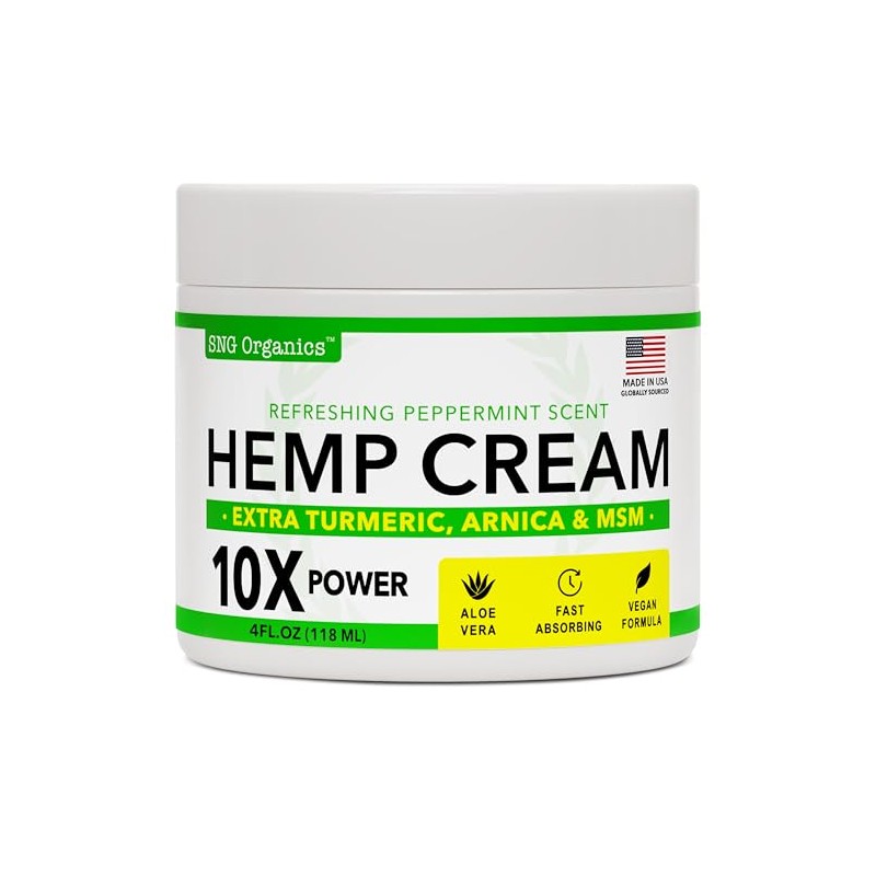 ​​Super Natural Goods Hemp Cream with Hemp Oil, Turmeric, Arnica
