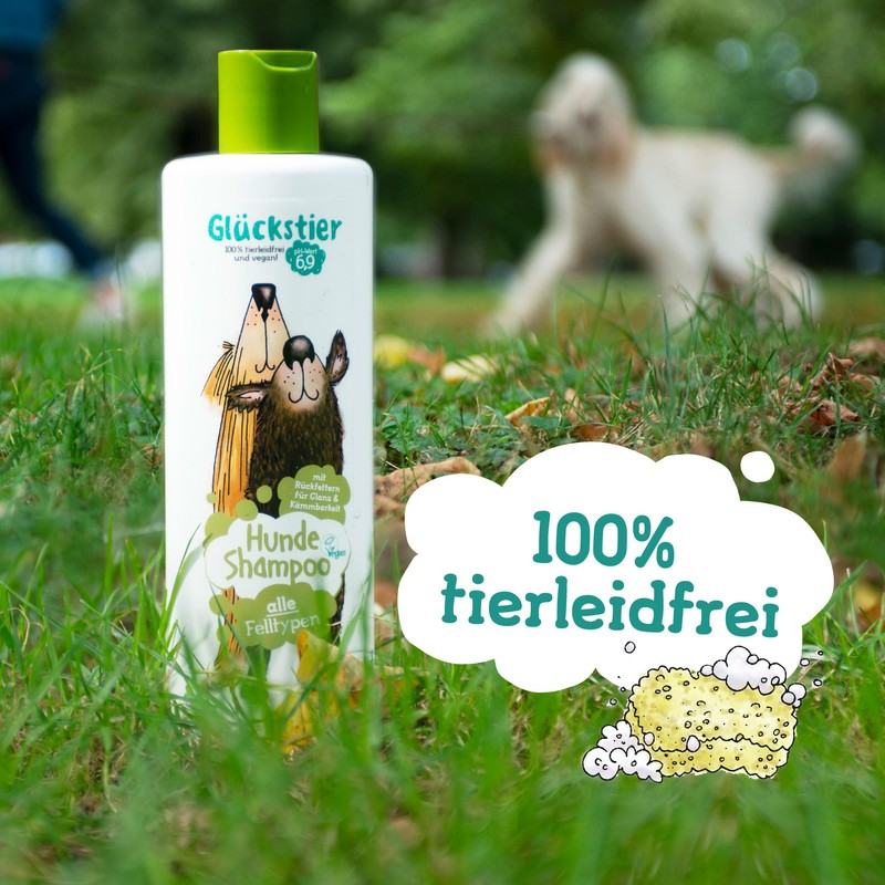 Glückstier Dog Shampoo, 250 ml, Replenishing Shampoo for All Dog