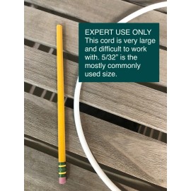 Great Lakes Cordage Upholstery Foam Welt Cord (Firm) 3/32" 4/32" 5/32" 6/32" 8/32" MADE IN USA - 8/32" - 1/4" (25 yards)