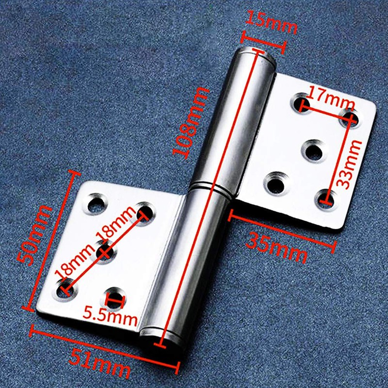 Hardbase Hardware Hinge, Flag Hinge, Stainless Steel Hinge, 360 Degree